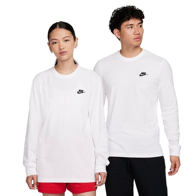 【NIKE】 AS M NSW CLUB TEE - LS 圓領長袖T恤 男女 - AR5194100