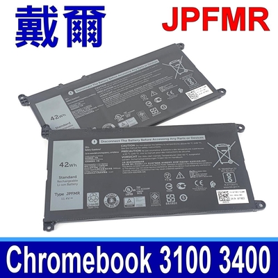 戴爾 DELL JPFMR 3芯 電池 7MTOR 7MT0R Chromebook 3100 3400 Inspiron 14 5488 5493 5593 P90F