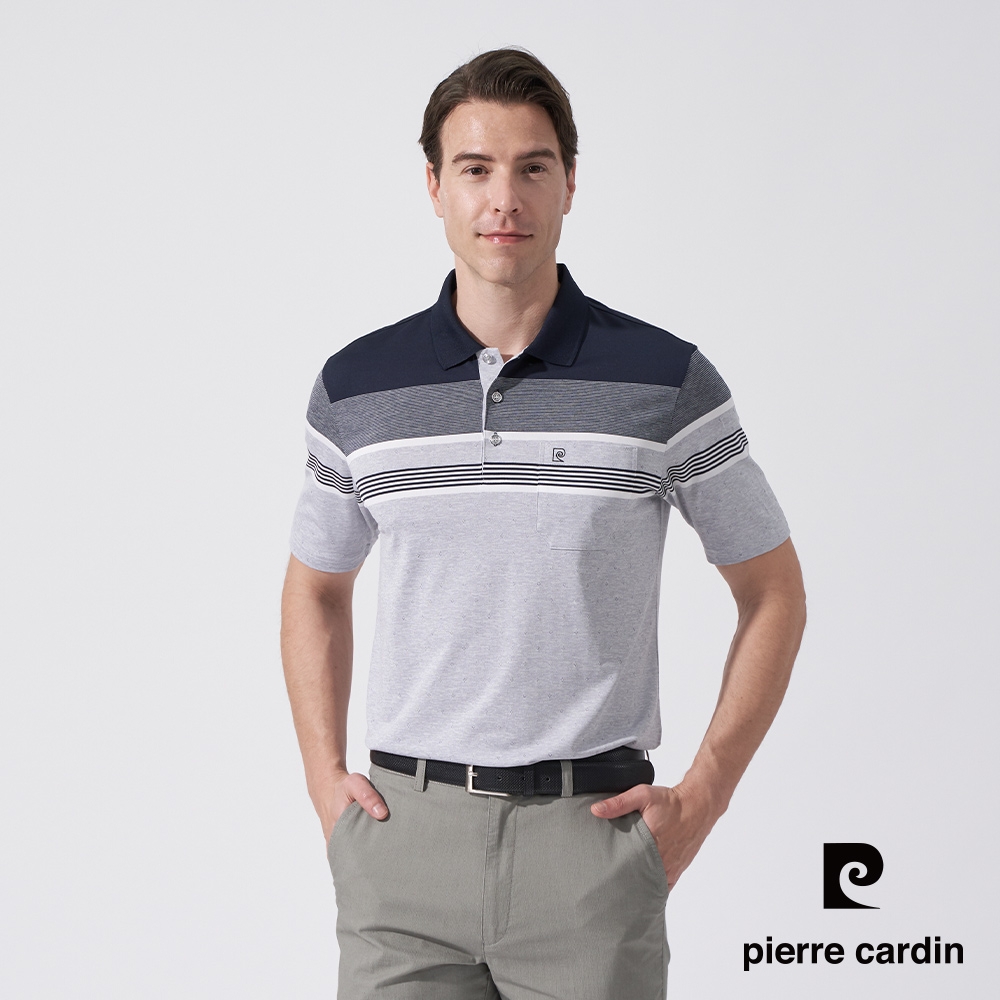 Pierre Cardin皮爾卡登 男裝 台灣製 機能吸濕排汗涼爽短袖POLO衫(多款任選) (J款)