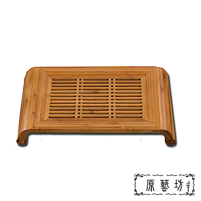 原藝坊 天然竹福小孔明茶盤40 x22 cm