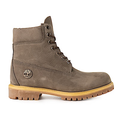 Timberland 男款橄欖色正絨面皮革靴 | A1U8V901