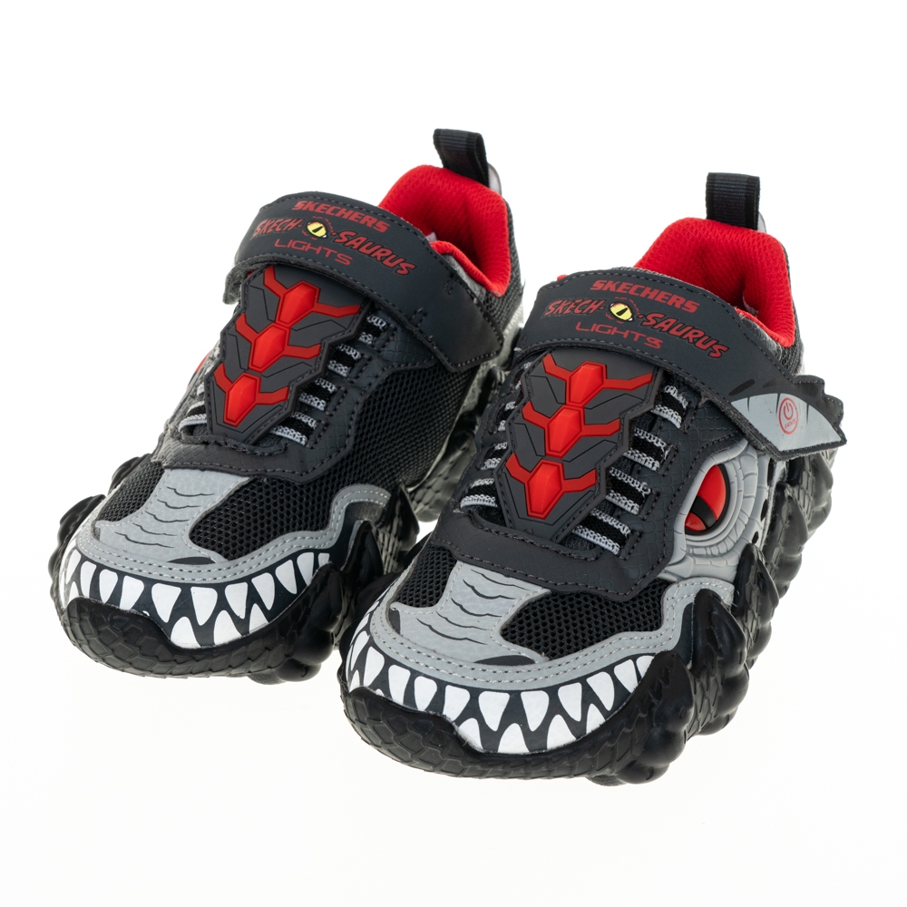 SKECHERS 男童系列 燈鞋 SKECH-O-SAURUS LIGHTS - 400112LCCRD