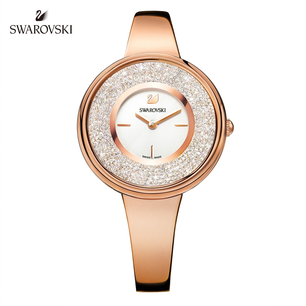 SWAROVSKI 施華洛世奇 Crystalline Pure 玫金色時尚閃耀手錶 product lightbox image 1