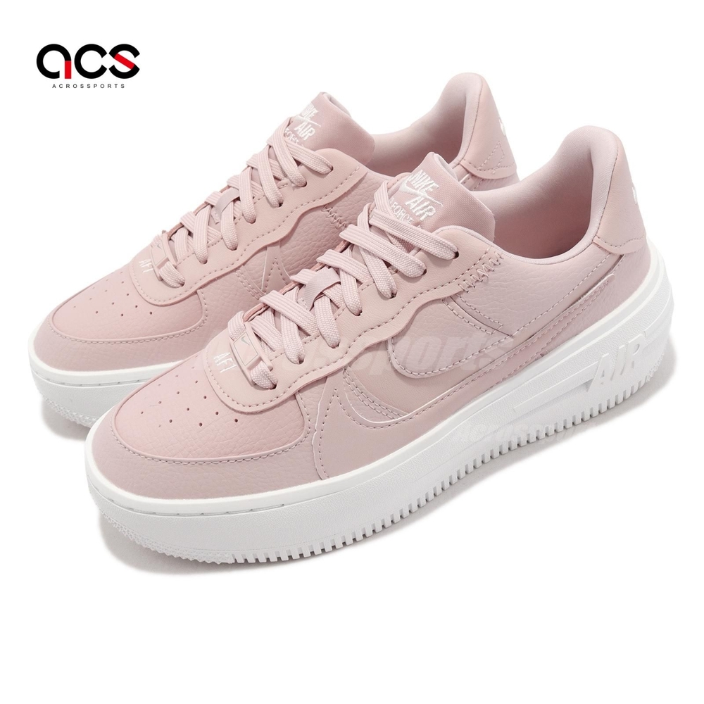 Nike 休閒鞋 Wmns AF1 PLT AF ORM 女鞋 嫩粉色 經典 厚底 AF1 復古 DJ9946-602