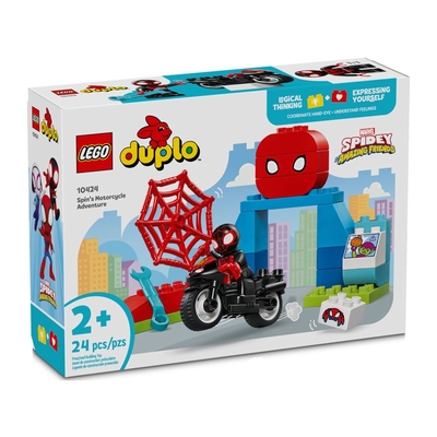 樂高LEGO Duplo幼兒系列 - LT10424 蜘蛛人摩托車大冒險