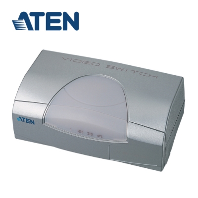 ATEN 4埠 VGA 螢幕切換器 (VS491)