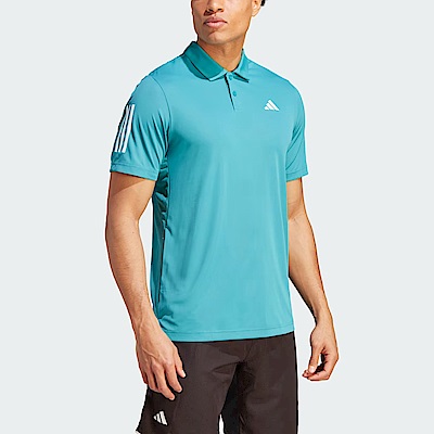 Adidas Club 3str Polo IA9509 男 POLO衫 短袖 上衣 運動 網球 訓練 亞洲版 藍綠