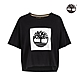 Timberland 女款黑色Logo短版有機棉短袖T恤|A23H6001 product thumbnail 1