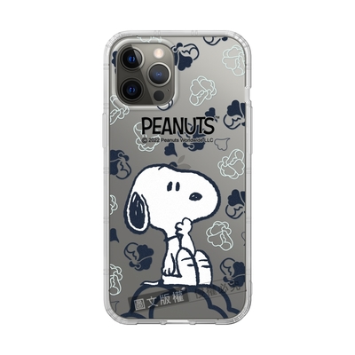 故宮xPEANUTS聯名 正版史努比 iPhone 12 Pro Max 6.7吋 古典美學空壓手機殼(翠玉白菜)