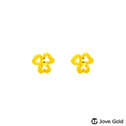 Jove Gold 漾金飾 心想事成黃金耳環