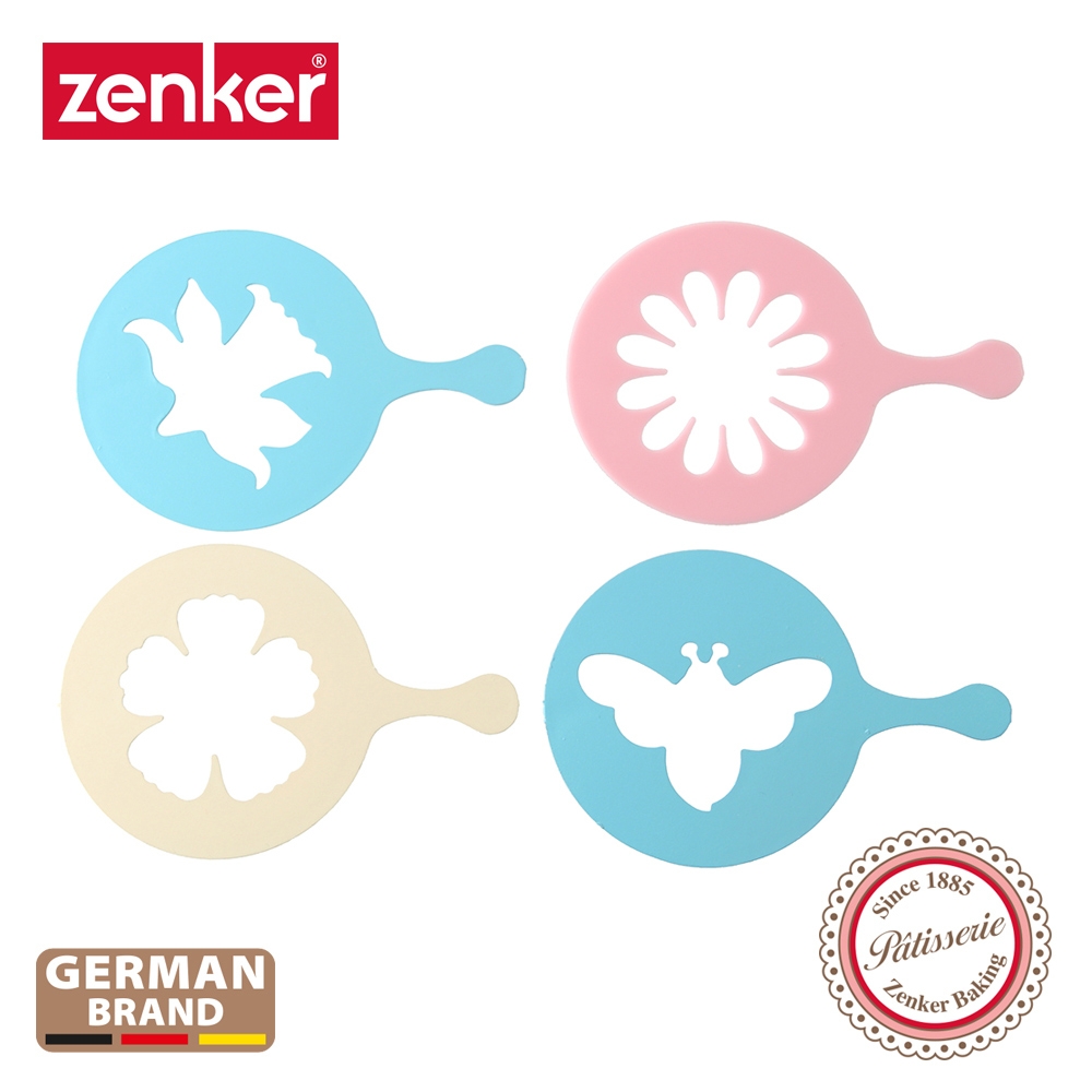 德國Zenker 大自然造型蛋糕裝飾模具四件組 (快)
