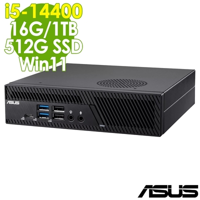 ASUS 華碩 MiniPC PB63 (i5-14400/16G/1TB+512G SSD/W11)