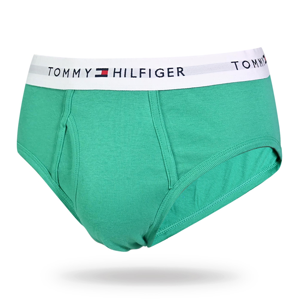 Tommy Hilfiger Cotton Classics 男內褲 經典款棉質高彈性三角褲/Tommy內褲-綠