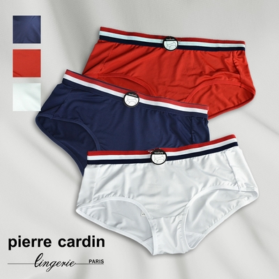 【pierre cardin 皮爾卡登女性內衣】三色織帶中腰包臀內褲