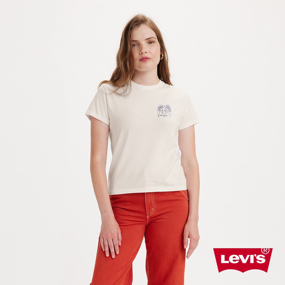 Levis 女款 短袖Tee恤 / 美式雙面圖案