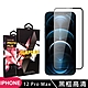 IPhone 12 PRO MAX 高品質9D玻璃鋼化膜黑邊透明保護貼(12PROMAX保護貼12PROMAX鋼化膜) product thumbnail 2