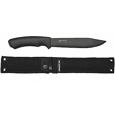 MORAKNIV Pathfinder 高碳鋼戰術砍刀 黑/灰