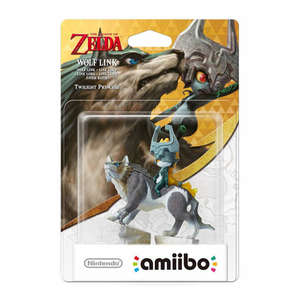 【Amiibo】Switch 薩爾達系列 狼化 林克 薩爾達 公仔