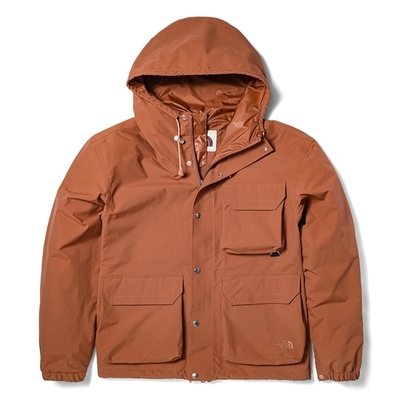 The North Face M M66 UTILITY RAIN JACKET 男防水外套-棕紅-NF0A7W7FQHO