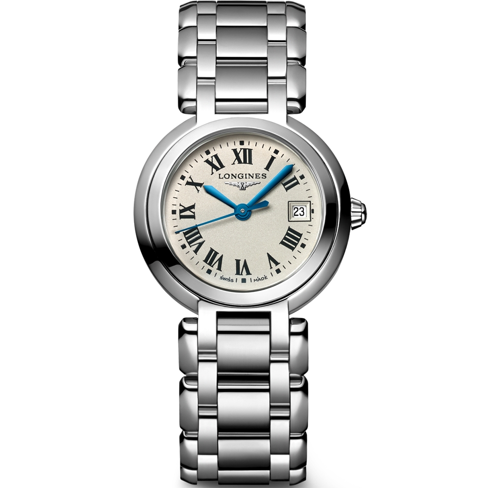 LONGINES 浪琴 官方授權 PrimaLuna 新月系列經典羅馬女錶 年終送禮-27mm L8.110.4.71.6