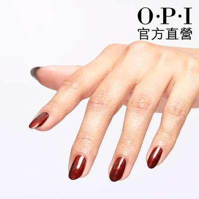 OPI 紅寶石殺手鐧 類光繚指甲油-HRP27．小銀蓋/如膠似漆寶石宣言系列指彩/美甲彩繪/官方直營