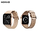 美國NOMAD Apple Watch專用自然原色皮革錶帶-摩登金-38/40mm product thumbnail 1