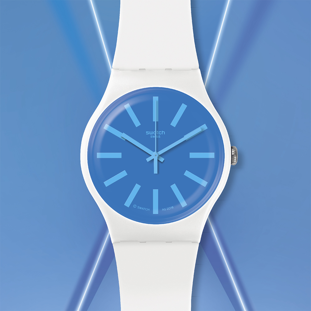 Swatch Transformation系列GLACEON 冰萃海藍| Swatch | Yahoo奇摩購物中心