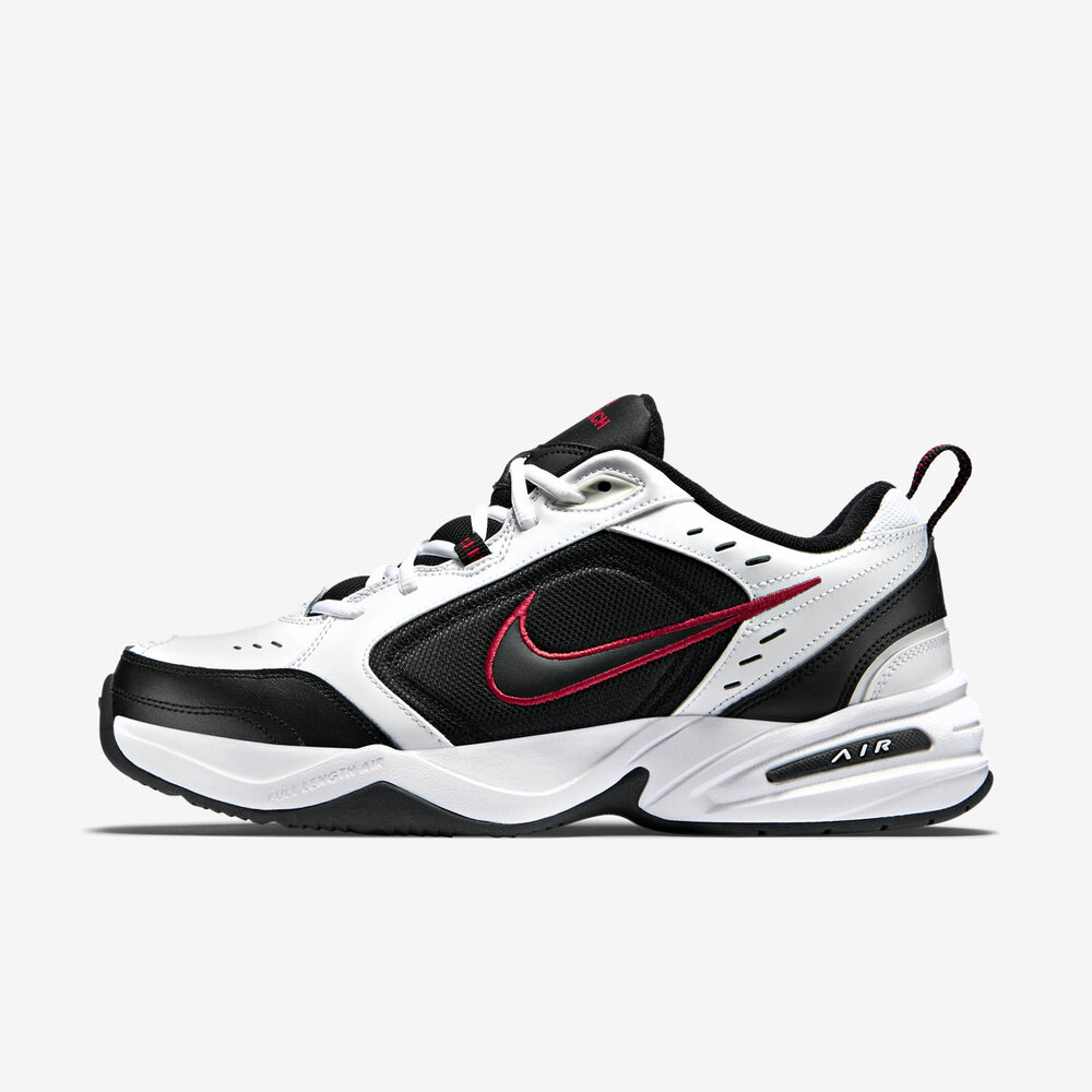 Nike Air Monarch IV [415445-101] 男 休閒鞋 運動 復古 老爹鞋 緩震 厚底 白黑紅