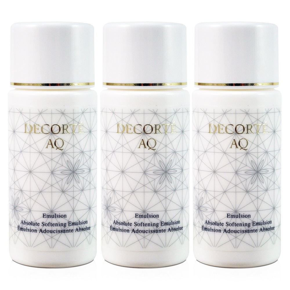 COSME DECORTE 黛珂 AQ甦活柔膚乳 30ml*3入(百貨專櫃貨)