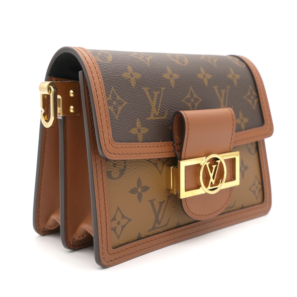 Authentic Louis Vuitton Monogram Reverse Dauphine MINI M45959 Bag  #M45-959-A