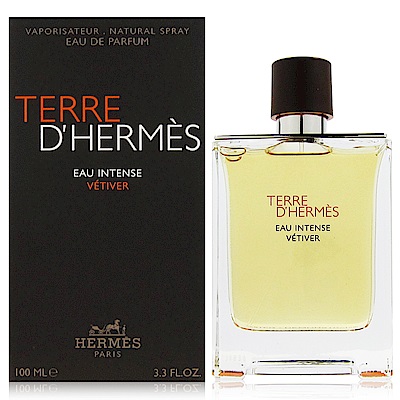 HERMES TERRE D HERME VETIVER 大地馥郁香根草淡香精100ml