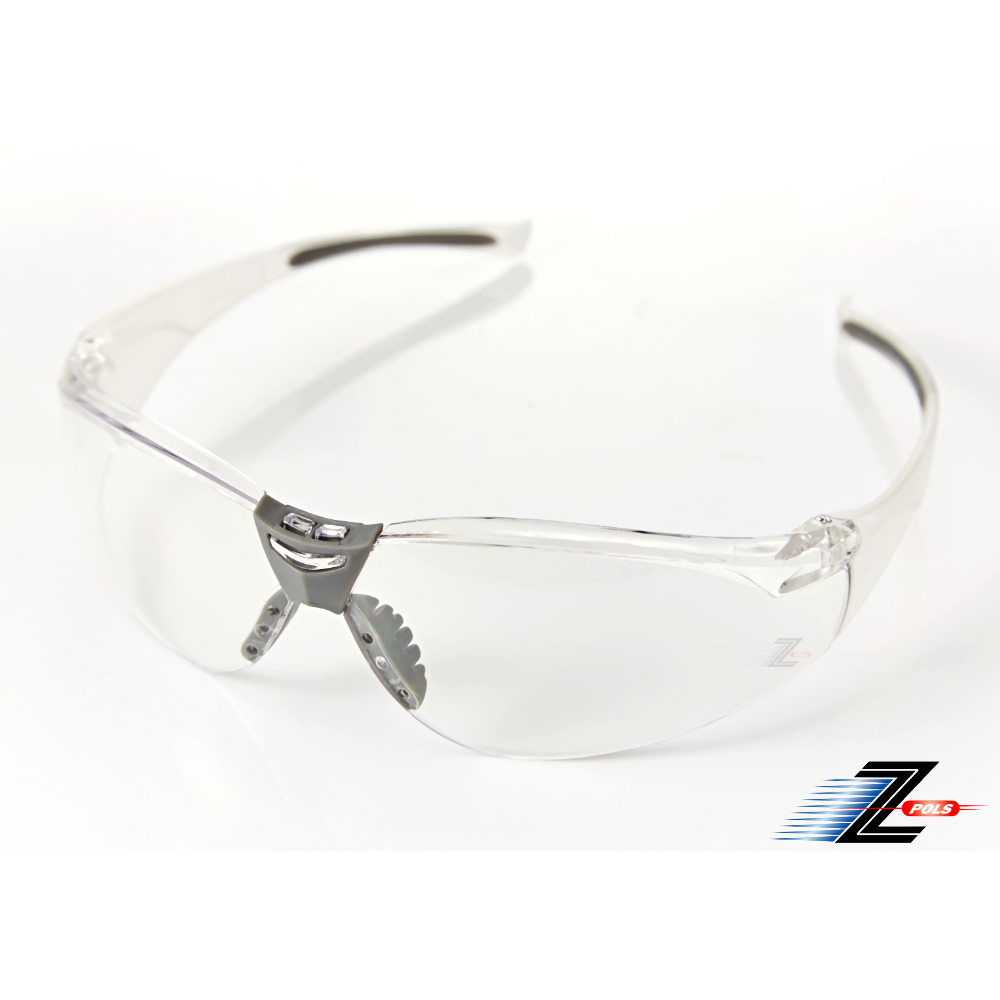 【Z-POLS】帥氣有型質感透明防風抗紫外線UV400頂級運動太陽眼鏡