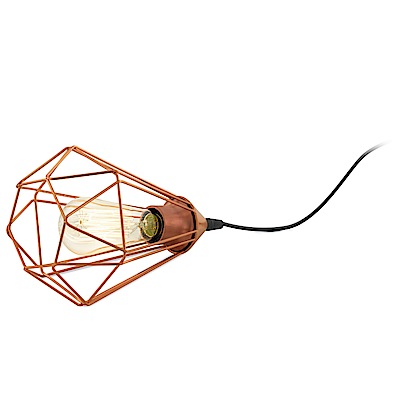 EGLO歐風燈飾 歐式金鳥籠造型小夜燈/床頭燈(不含燈泡)