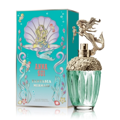 Anna Sui 安娜蘇童話美人魚女性淡香水100ml+品牌小香x2