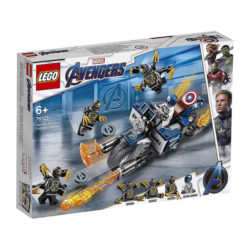樂高LEGO 超級英雄系列 - LT76123 Captain America: Outr