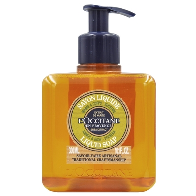 LOCCITANE 歐舒丹 乳油木馬鞭草潔手沐浴液式皂 300ml