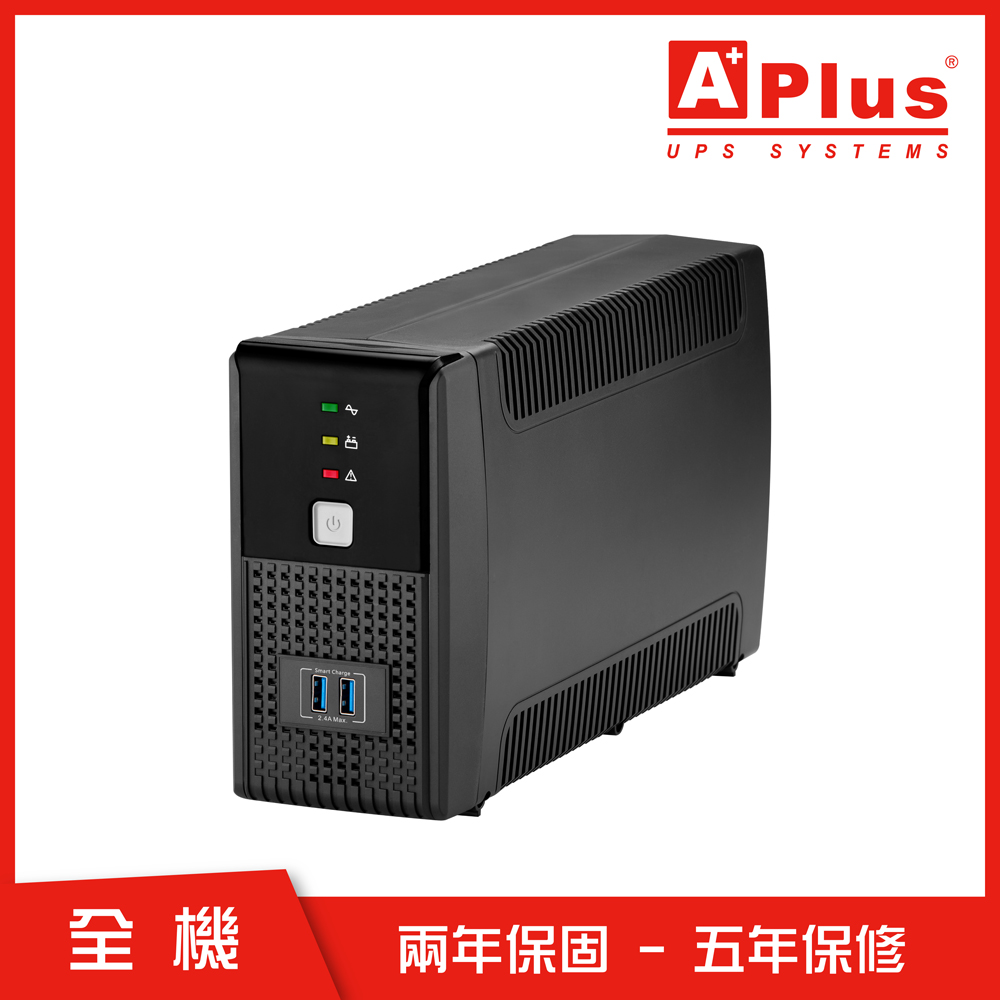 [領券折]特優Aplus 在線互動式UPS Plus1E-US600N(600VA/360W)