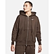 NIKE AS W NSW PHNX FLC FZ OS HOODIE 女運動外套-棕色-DQ5759237 product thumbnail 1