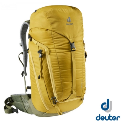 deuter trail 30l 輕量拔熱透氣健行登山背包_薑黃