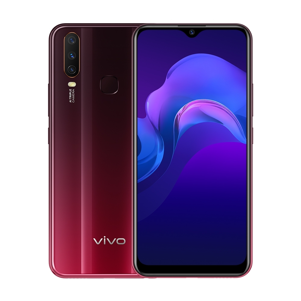 vivo Y12 (3G/64G) 6.35吋AI智慧三攝鏡頭大電量手機