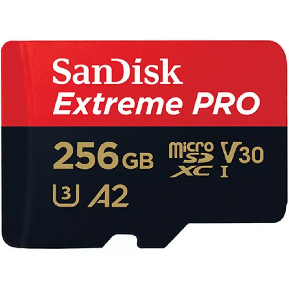 SanDisk 256GB Extreme Pro microSDXC U3 V30 A2 記憶卡