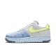 NIKE AIR FORCE 1 CRATER 女休閒鞋 半透明-灰藍黃-CT1986001 product thumbnail 1