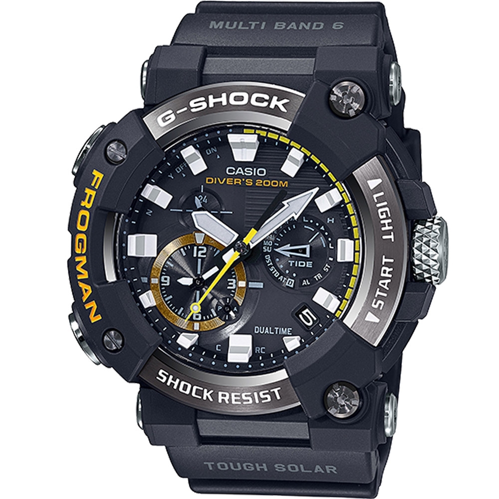 CASIO G-SHOCK FROGMAN蛙人200米潛水錶(GWF-A1000-1A)