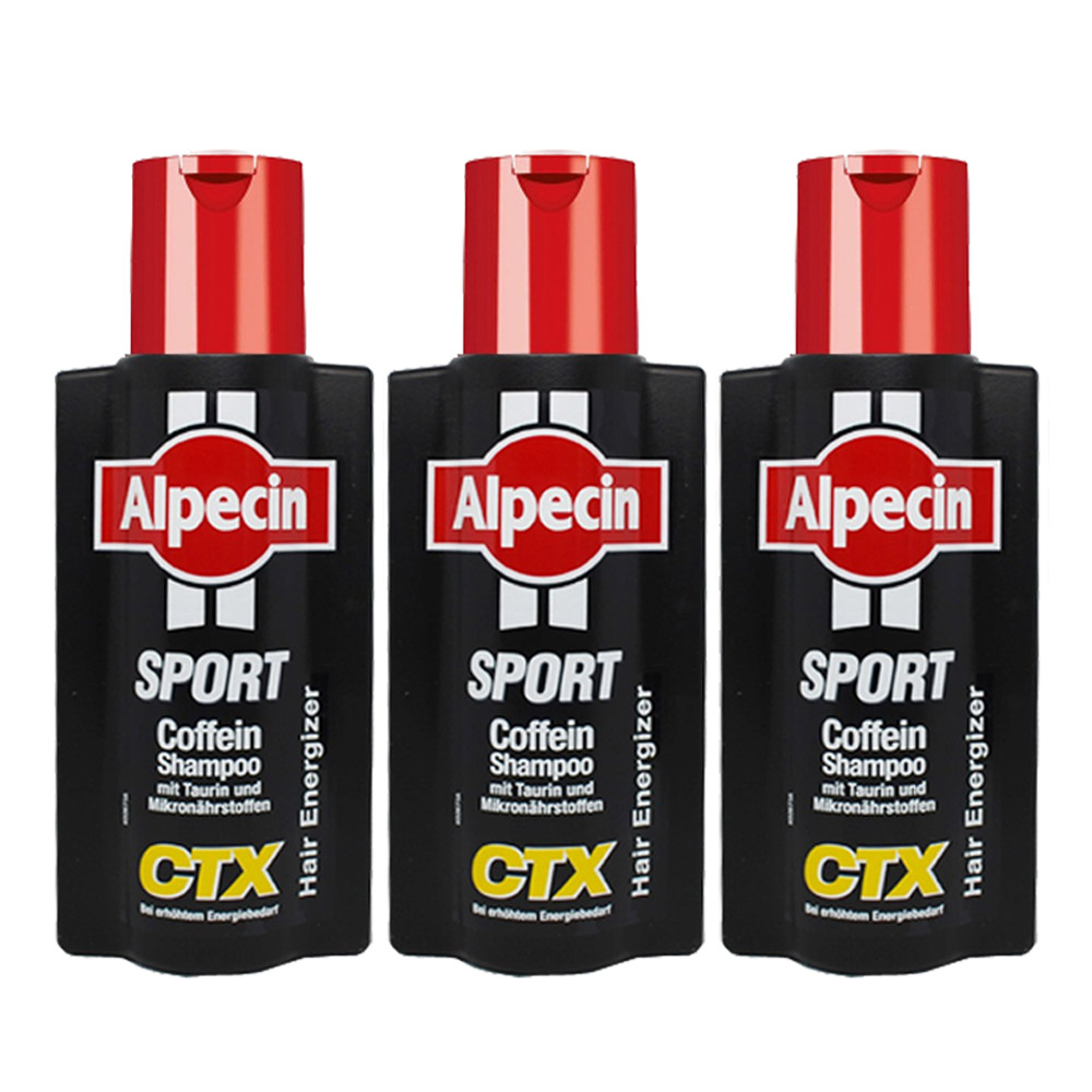 *Alpecin 運動型咖啡因洗髮露 CTX SPORT 250mlx3