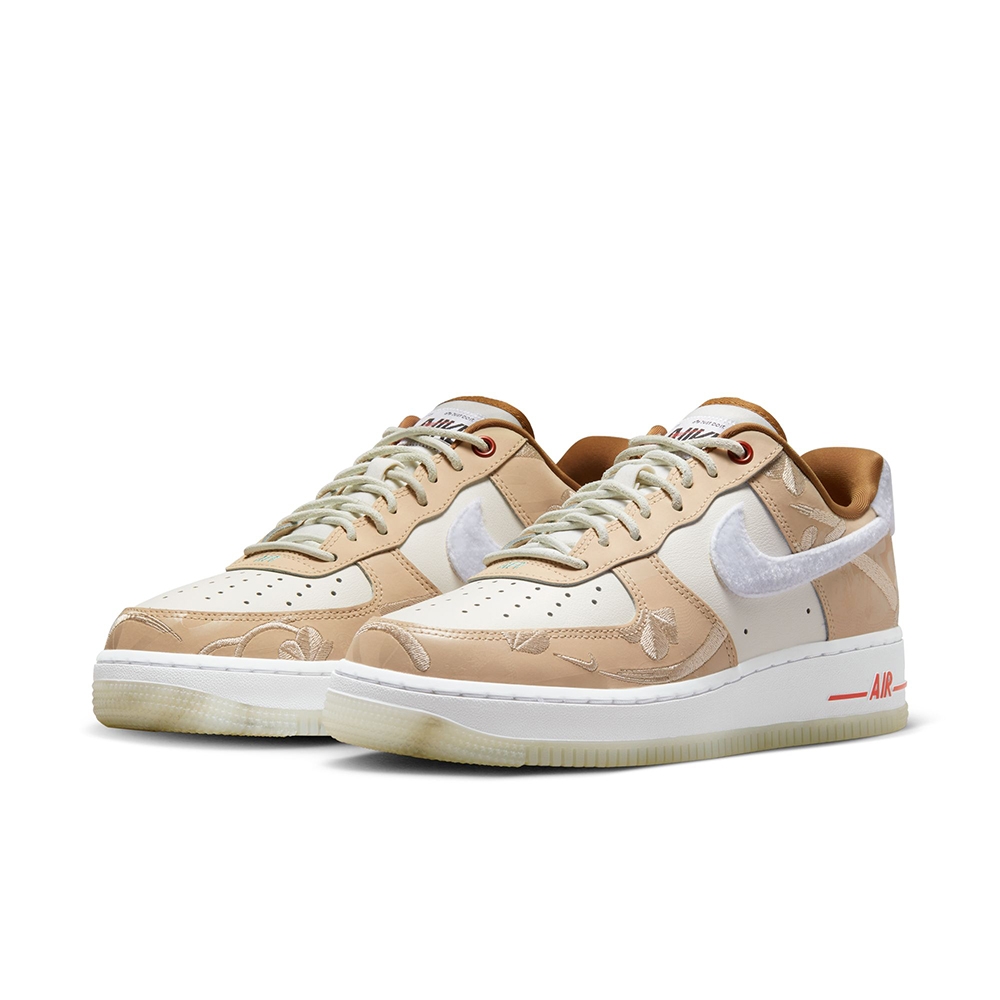 NIKE 耐吉 運動鞋 女鞋 休閒鞋 AF1 WMNS AIR FORCE 1 07 LX 奶茶 FD4341-101 (3W5316)