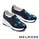 休閒鞋 MELROSE 時尚閃耀雙色晶鑽星星厚底休閒鞋－藍 product thumbnail 1