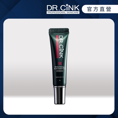 DR.CINK達特聖克 戰鬥策略煥顏抗痘凝膠-加強版 15g (痘痘凝膠,淨痘膏,藥用抗痘,淨膚控油,水楊酸,煥膚,代謝痘疤,改善痘痘肌,調理油脂)