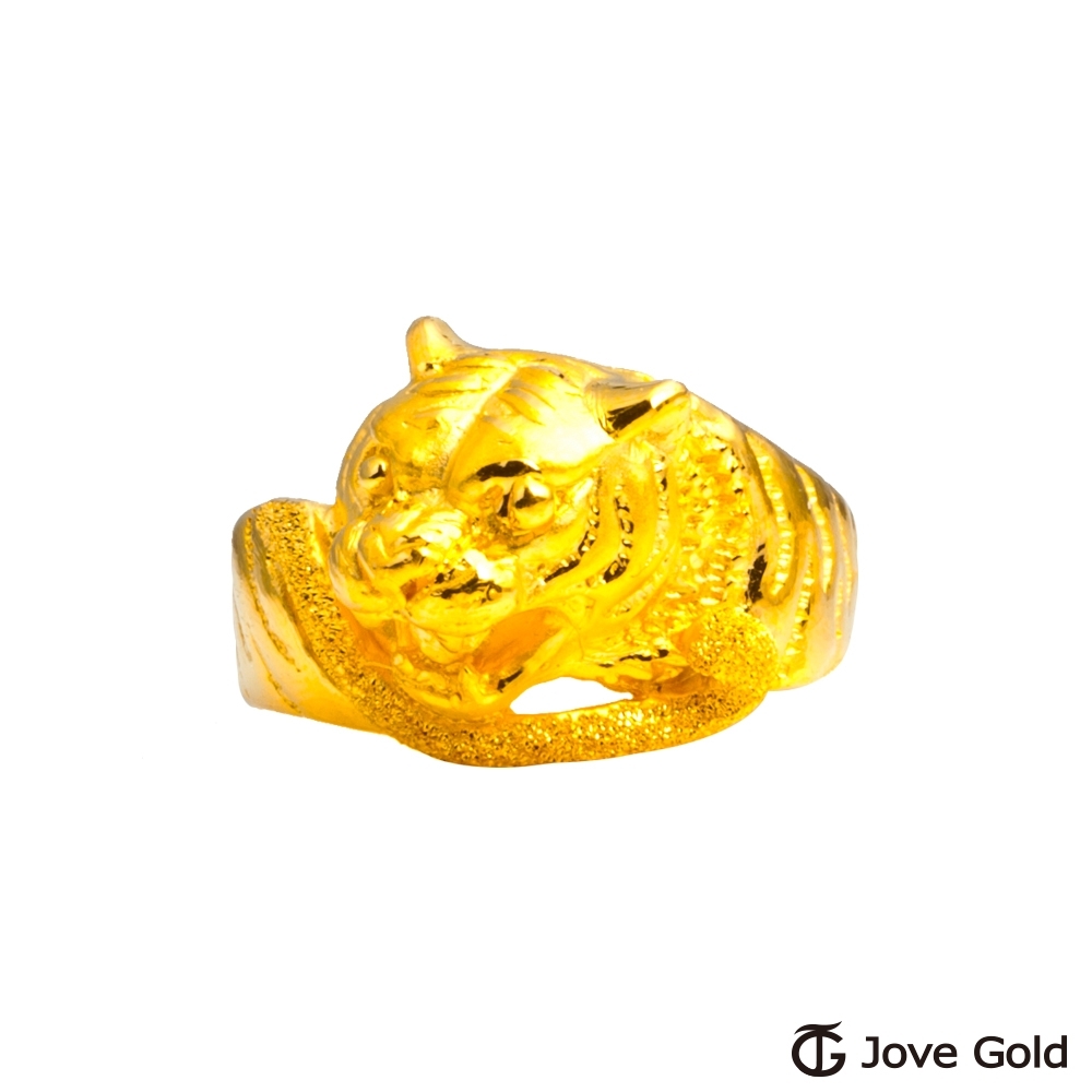 Jove Gold 漾金飾 富貴虎黃金戒指