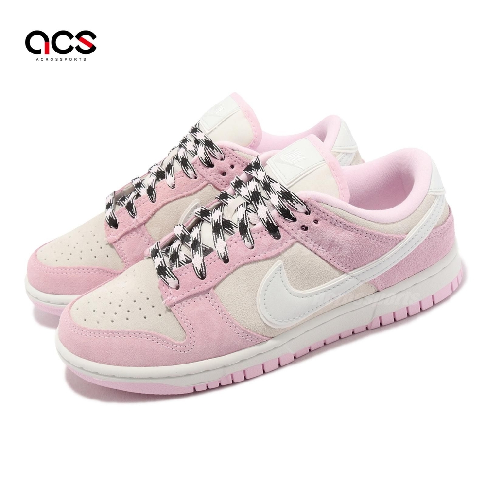 Nike Wmns Dunk Low LX Pink Foam 粉紅麂皮休閒鞋女鞋DV3054-600