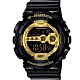 CASIO G-SHOCK 黑金時尚運動錶(GD-100GB-1)黑x金 product thumbnail 1